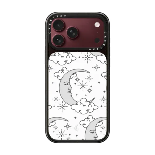 Dreaming Moon | iPhone 18 Pro Max / Impact Case MagSafe Compatible - Glossy / Glossy Black | Image 1