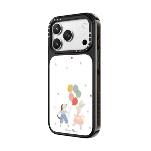 Meri Meri Animal Friends Phone Case | iPhone 18 Pro Max / Impact Case MagSafe Compatible - Glossy / Glossy Black | Image 2