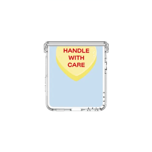 Handle With Care - Blue Me Away | Galaxy Z Flip8 / Impact Clear Magnetic Case / Clear | Image 2