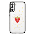 Bunnies Around Berries | Galaxy S22+ / Impact Case / Black | Image 1