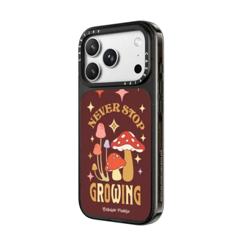 Never Stop Growing | iPhone 18 Pro Max / Impact Case MagSafe Compatible - Glossy / Glossy Black | Image 2