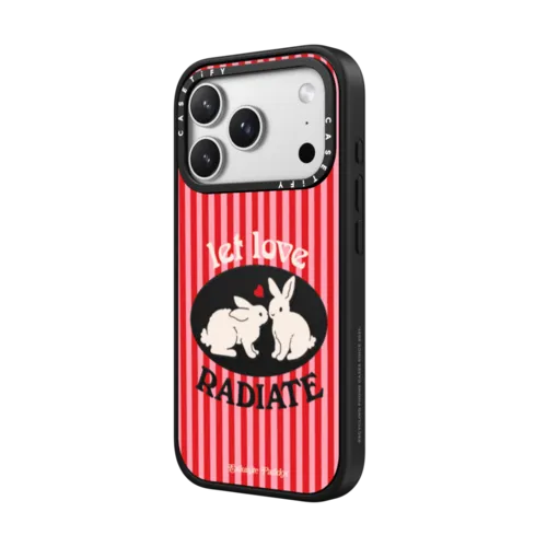 Let Love Radiate | iPhone 17 Pro Max / Impact Case MagSafe Compatible / Matte Black | Image 2