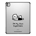 I’m My Own Superhero | iPad Pro 13-inch (M4/M5) / iPad Impact Case / Black | Image 1