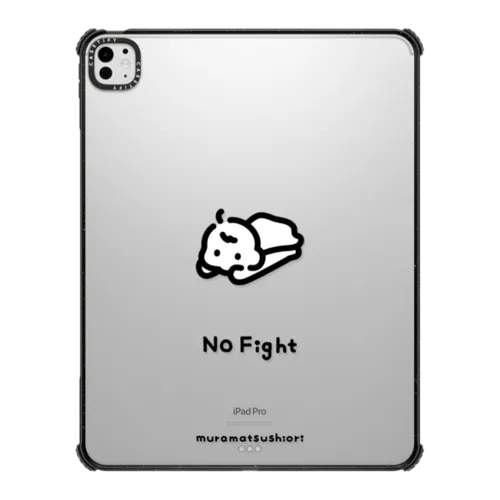 No Fight | iPad Pro 13-inch (M4/M5) / iPad Impact Case / Black | Image 1