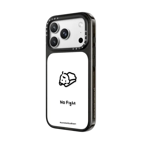 No Fight | iPhone 18 Pro Max / Impact Case MagSafe Compatible - Glossy / Glossy Black | Image 2