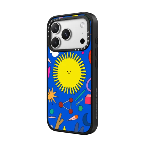 Spiky Sun | iPhone 17 Pro Max / Impact Case MagSafe Compatible / Matte Black | Image 2