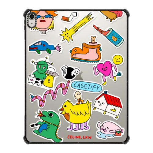 Imagination | iPad Air 13-inch (M2 - M4) / iPad Impact Case / Black | Image 1