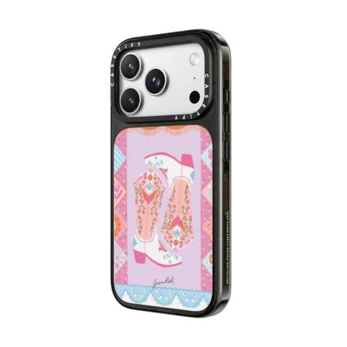 Cowgirl Boots | iPhone 18 Pro Max / Impact Case MagSafe Compatible - Glossy / Glossy Black | Image 2