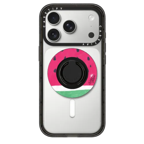 Watermelon | Snappy Ring Holder / Snappy Ring Holder MagSafe Compatible / Black | Image 1