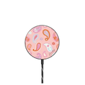 Cowgirl Paisley Pattern |   / PowerThru Magnetic Wireless Charger MagSafe Compatible / Black | Image 1