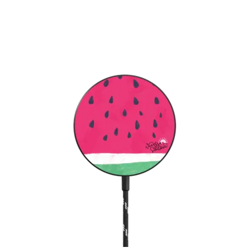 Watermelon |   / PowerThru Magnetic Wireless Charger MagSafe Compatible / Black | Image 1