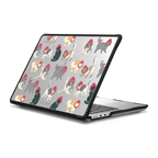 Strawberry Cats | MacBook Pro 14-inch (M1 - M5) / MacBook Impact Case / Black | Image 1