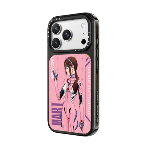 Evangelion Custom Character Case - Mari Makinami Illustrious | iPhone 18 Pro Max / Impact Case MagSafe Compatible - Glossy / Glossy Black | Image 2