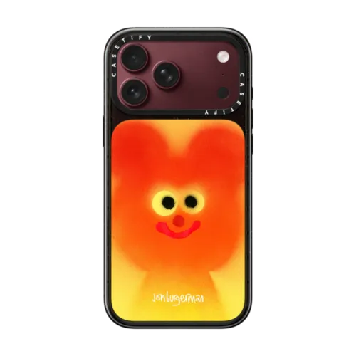 Soft Bear Blood Orange | iPhone 18 Pro Max / Impact Case MagSafe Compatible - Glossy / Glossy Black | Image 1