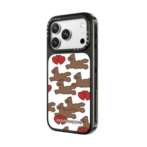 Happy Pony Tweedle Case | iPhone 18 Pro Max / Impact Case MagSafe Compatible - Glossy / Glossy Black | Image 2