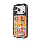 Soft Bears Grid | iPhone 18 Pro Max / Impact Case MagSafe Compatible - Glossy / Glossy Black | Image 2