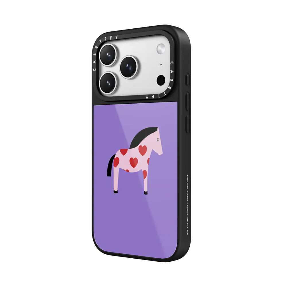 Pony with Red Heart - Lavender Haze