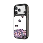 Falling Petals | iPhone 18 Pro Max / Impact Case MagSafe Compatible - Glossy / Glossy Black | Image 2