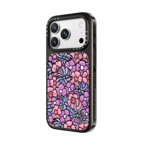 Pyrate’s Flowers | iPhone 18 Pro Max / Impact Case MagSafe Compatible - Glossy / Glossy Black | Image 2