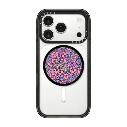 Pyrate’s Flowers | Snappy Grip Stand / Snappy Grip Stand MagSafe Compatible / Black | Image 1