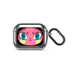 BADMEAW Face | AirPods Pro 3 / Earbuds Mirror Case / Silver | Image 1