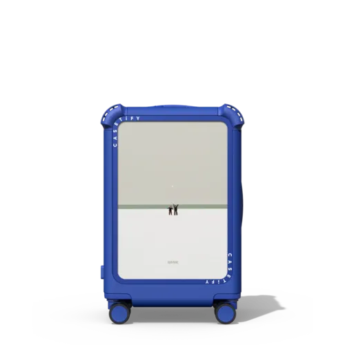You go I go | 21" Carry-On Suitcase / Bounce Suitcase / Cobalt Blue | Image 1