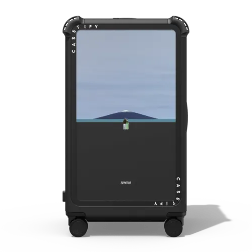 Right person right time | 29" Check-In Trunk Suitcase / Bounce Suitcase / Matte Black | Image 1