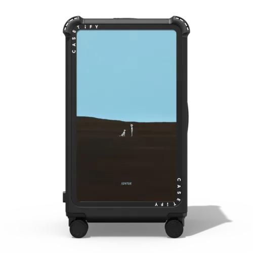 A good love will find you | 29" Check-In Trunk Suitcase / Bounce Suitcase / Matte Black | Image 1