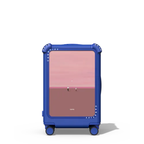 Cause I still know how to make you smile | 21" Carry-On Suitcase / Bounce Suitcase / Cobalt Blue | Image 1