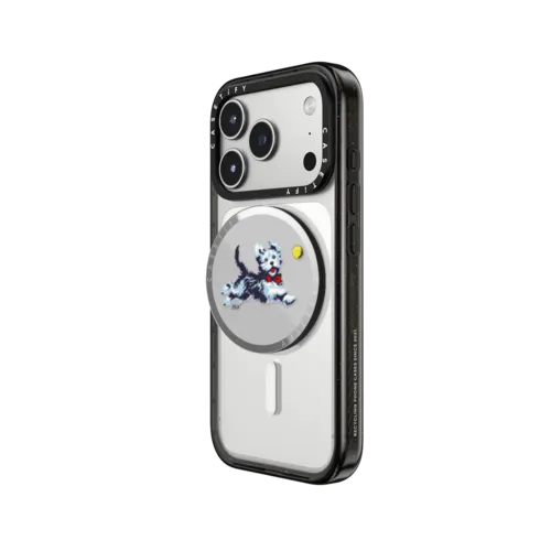 Puppy Dog | Snappy Grip Stand / Snappy Mirror Grip Stand MagSafe Compatible / Silver | Image 2