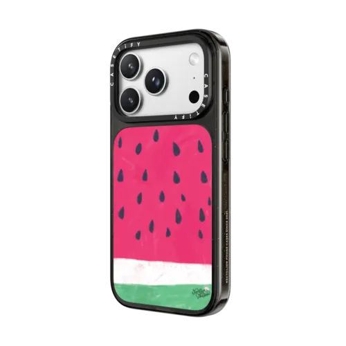Watermelon | iPhone 18 Pro Max / Impact Case MagSafe Compatible - Glossy / Glossy Black | Image 2