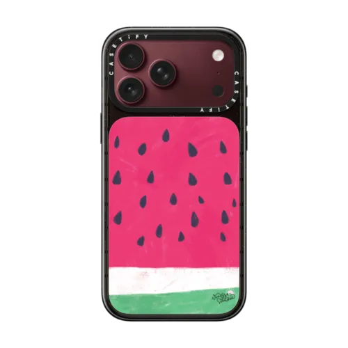 Watermelon | iPhone 18 Pro Max / Impact Case MagSafe Compatible - Glossy / Glossy Black | Image 1
