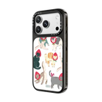 Strawberry Cats | iPhone 18 Pro Max / Impact Case MagSafe Compatible - Glossy / Glossy Black | Image 2
