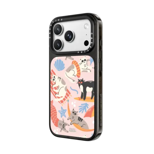 Cozy Cats | iPhone 18 Pro Max / Impact Case MagSafe Compatible - Glossy / Glossy Black | Image 2