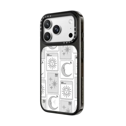Celestial Stamps | iPhone 18 Pro Max / Impact Case MagSafe Compatible - Glossy / Glossy Black | Image 2