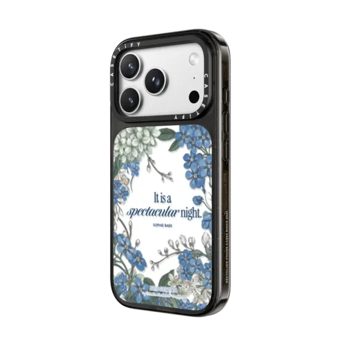 Sophie Baek Quote Case | iPhone 18 Pro Max / Impact Case MagSafe Compatible - Glossy / Glossy Black | Image 2