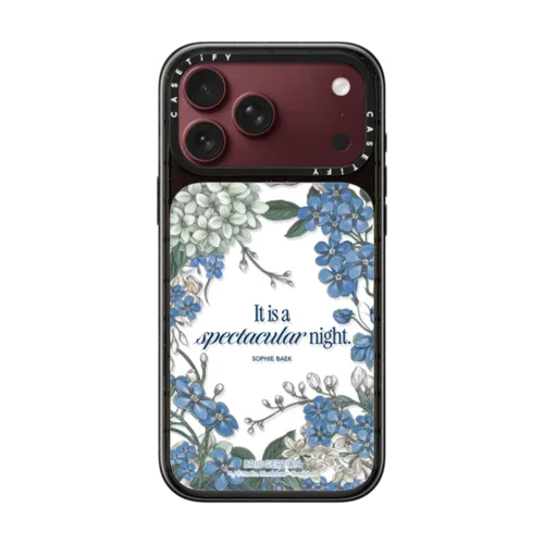 Sophie Baek Quote Case | iPhone 18 Pro Max / Impact Case MagSafe Compatible - Glossy / Glossy Black | Image 1