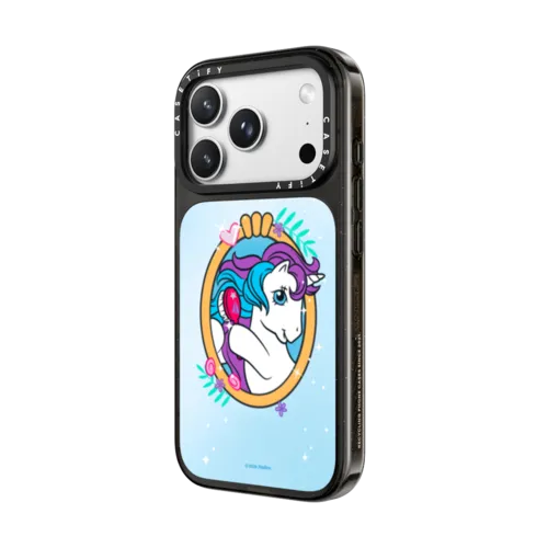 My Little Pony Custom Name Phone Case - Glory | iPhone 18 Pro Max / Impact Case MagSafe Compatible - Glossy / Glossy Black | Image 2