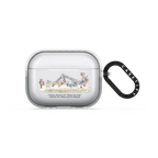 Winnie The Pooh & Friends Walk Along Together Earbuds Case | AirPods Pro 3 / Earbuds Impact Case / Frost | Image 1
