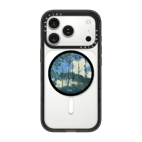 Poplars on the Epte Snappy Grip Stand | Snappy Grip Stand / Snappy Grip Stand MagSafe Compatible / Black | Image 1