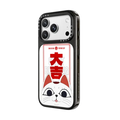 DAN DA DAN Turbo Granny Fortune Kuji Phone Case - DAZE | iPhone 18 Pro Max / Impact Case MagSafe Compatible - Glossy / Glossy Black | Image 2