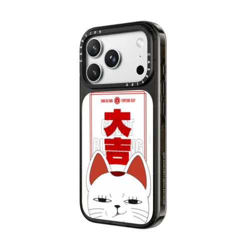 DAN DA DAN Turbo Granny Fortune Kuji Phone Case - CHEEKY | iPhone 18 Pro Max / Impact Case MagSafe Compatible - Glossy / Glossy Black | Image 2