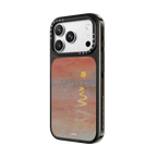 The Scarlet Sunset Phone Case | iPhone 18 Pro Max / Impact Case MagSafe Compatible - Glossy / Glossy Black | Image 2