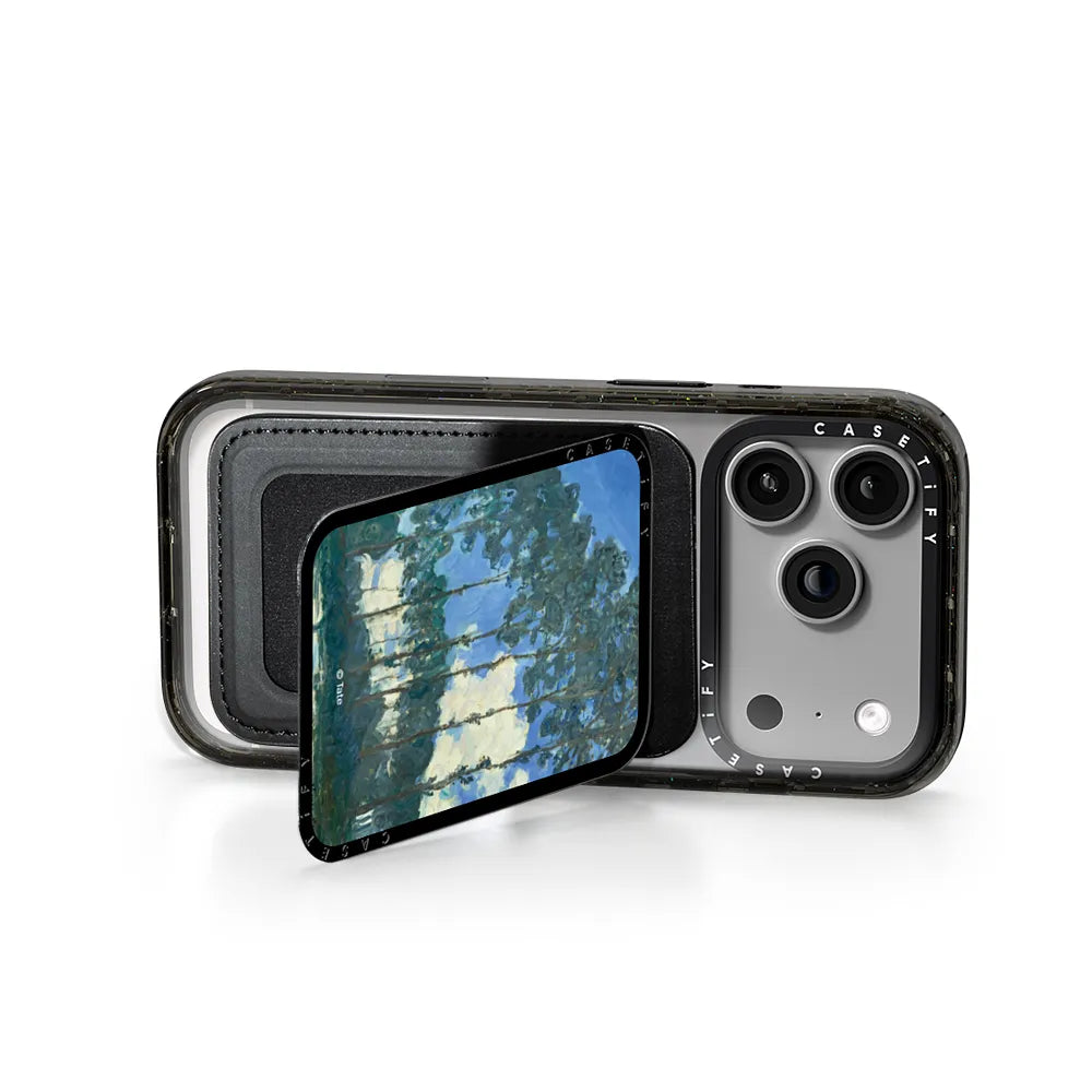 Poplars on the Epte Snappy Cardholder Stand