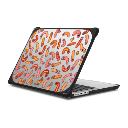 Hot Dogs | MacBook Pro 14-inch (M1 - M5) / MacBook Bounce Case / Black | Image 1