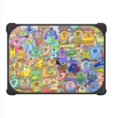Soft Friends | MacBook Pro 14-inch (M1 - M5) / MacBook Bounce Case / Black | Image 2
