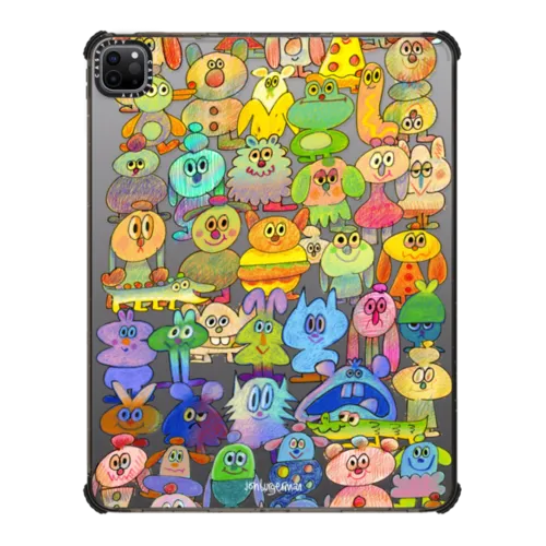 Soft Friends | iPad Pro 12.9-inch (5th/6th gen) / iPad Impact Case / Black | Image 1