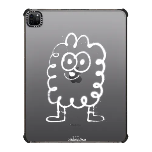 Fluffy | iPad Pro 12.9-inch (5th/6th gen) / iPad Impact Case / Black | Image 1