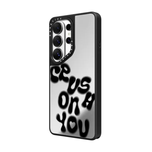 Crush on you | Galaxy S26 Ultra / Mirror Magnetic Case / Silver on Black | Image 2