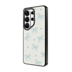 Blue Dreamy Ribbon | Galaxy S26 Ultra / Impact Magnetic Case / Black | Image 2